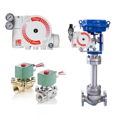 Flowserve Logix 3200MD Digital Valve Positioner HART Smart Control mit ASCO-Solenoidventilen