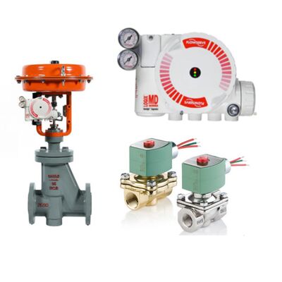 Flowserve Logix 3200MD Digital Valve Positioner HART Smart Control mit ASCO-Solenoidventilen