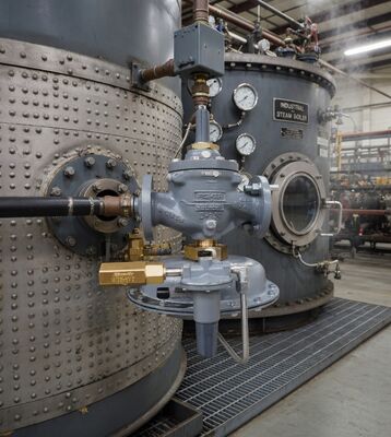 EMERSON Fisher Typen 1098-EGR und 1098H-EGR pilotgesteuertes Gasdruckregelventil mit Anschluss für Hochleistungsheizkessel