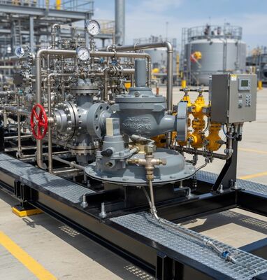 Chinesische Gerätepreise mit EMERSON Fisher Druckreglern 1098-EGR und 1098H-EGR mit Pilot für Gasflussregelung