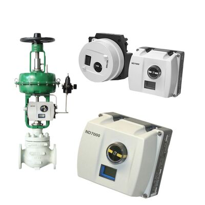 Lanlin Pneumatik-Regelventil mit Einzelklappe und Valmet Me-tso Neles ND7000 Serie Smart-Stellungsregler