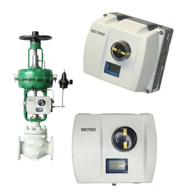 Lanlin Pneumatik-Regelventil mit Einzelklappe und Valmet Me-tso Neles ND7000 Serie Smart-Stellungsregler