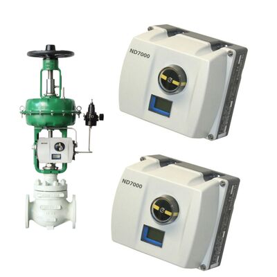 Lanlin Pneumatik-Regelventil mit Einzelklappe und Valmet Me-tso Neles ND7000 Serie Smart-Stellungsregler