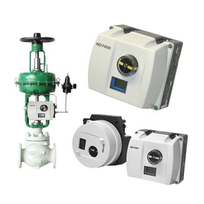 Lanlin Pneumatik-Regelventil mit Einzelklappe und Valmet Me-tso Neles ND7000 Serie Smart-Stellungsregler