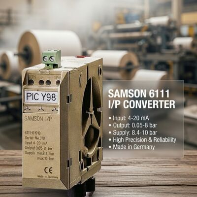 SAMSON 6111 I/P-Wandler Elektro-pneumatischer Wandler Strom-Druck-Signalwandler