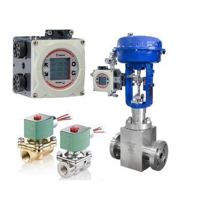 Chinesisches Steuerventil mit Valmet Me-tso Neles NDX Smart Valve Controller mit ASCO Solenoidventil