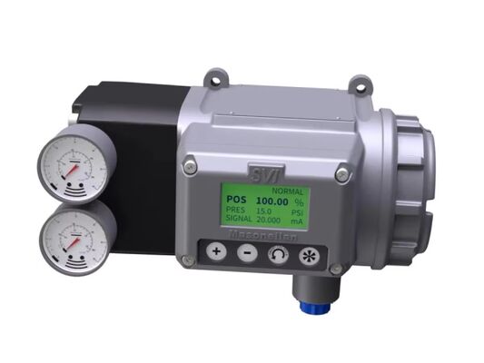 Chuan Yi HPF Fluorine Lined Control Valve Masoneilan SVI Positioner Volatile Corrosive Gas Fluid