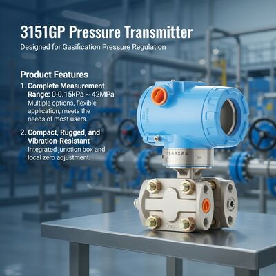 Vibrationsindustrieller intelligenter Drucktransmitter SAIC 3151TG 3151GP 3151AP 1151GP 1151AP Drucktransmitter