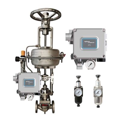 Industrielles Ventil-Stellgerät Pneumatik-Stellmotor-Regelventil-System EP6 Spirax Sarco Ventil-Stellgerät