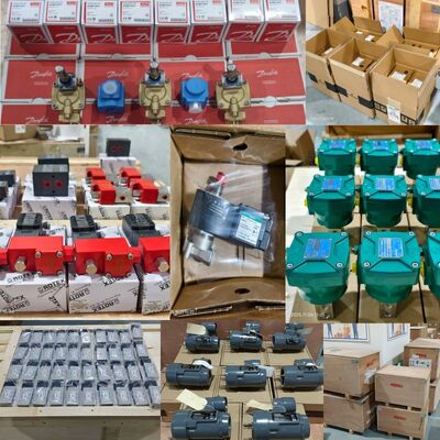 Chinesisches Regelventil mit Siemens-Stellwerk und Regler 67cfr und Asco-Magnetventil