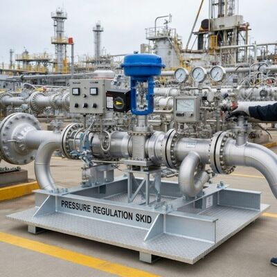 Chinesisches Regelventil mit neuem & originalem FLOWSERVE PMV Elektro-pneumatischem Analogventil-Stellungsregler EP5 und F5 Schalterkasten auf Lager