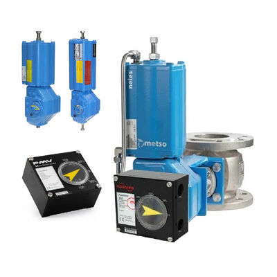 Chinesischer Ventil-Flowserve PMV P5 EP5 Ventilpositionierer F5 Schalterkasten und Neles B1 Pneumatikzylinder-Aktuator Lagerlieferant