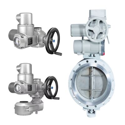 CHUANYI VBJG 600001 Dreifach exzentrisches Schmetterlingsventil mit AUMA SA SQ-Serie elektrischem Aktoren für die Fluidkontrolle