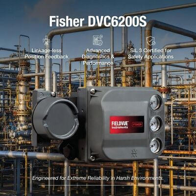 Fischers FIELDVUE DVC6200 Smart Valve Controller 67CFR Pneumatischer Filterregler China OEM Pneumatisches Steuerventil