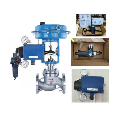 China Pneumatisches Steuerventil mit Azbil AVP100/AVP102 Ventil Positoner und Fisher 67CFR-38VVP 67CF-1663-38597 Filterregler