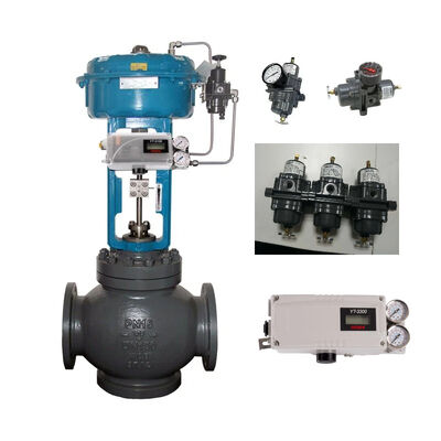 China Steuerventil mit Rotork YTC Ventilpositionierer YT-3100 YT-3300 und 67DFR-24/C3 67DF-2343-125871 Filterregler auf Lager