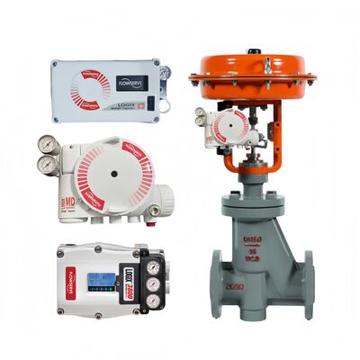Flowserve 3200MD Digital HART Diagnostics Pneumatic Actuator Process Control Valve Positioner