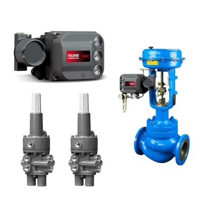 Emerson Fisher DVC6200 Digital Valve Controller und Fisher 377 Trip-Ventil mit chinesischem Regelventil