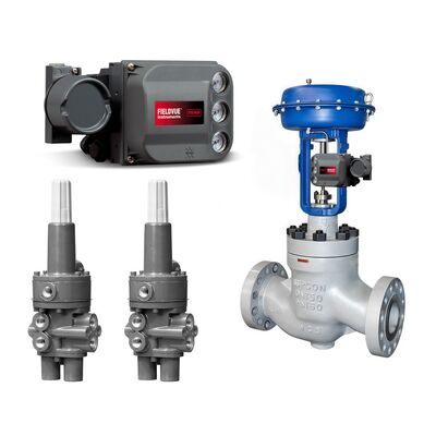 Emerson Fisher DVC6200 Digital Valve Controller und Fisher 377 Trip-Ventil mit chinesischem Regelventil