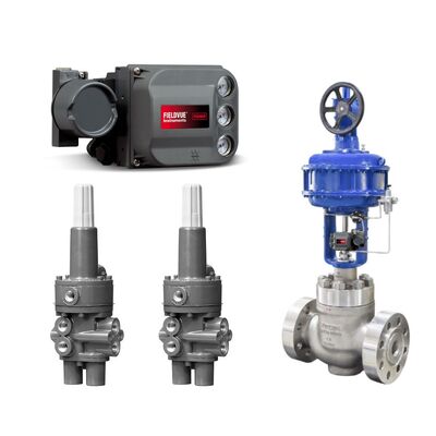 Emerson Fisher DVC6200 Digital Valve Controller und Fisher 377 Trip-Ventil mit chinesischem Regelventil