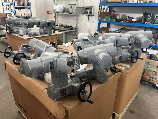 Hersteller von elektrisch gesteuerten Absperrklappen, Kugelhähnen und Schrägsitzventilen mit elektrischen Stellantrieben der Serien AUMA SA SAR SQ SQR