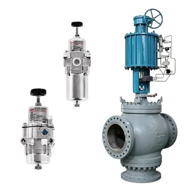 Wuzhong 3-Wege-Ablenkungsmischventil ACT mit Rotork YT Filterregulator für petrochemische Wärmekraft