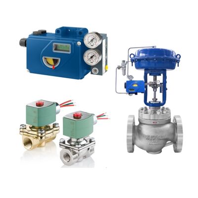 SUPCON Control Valve with Foxboro SRD991 Smart Digital Valve Positioner and ASCO Solenoid Valve