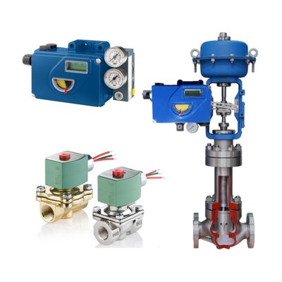 SUPCON-Steuerventil mit Foxboro SRD991 Smart Digital Valve Positioner und ASCO-Solenoidventil