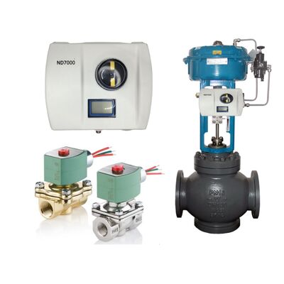 Wuzhong-Regelventil mit Valmet Me-sto Neles ND7000 Smart Control Valve Positioner und ASCO-Magnetventil