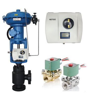 Wuzhong Control Valve with Valmet Me-sto Neles ND7000 Smart Control Valve Positioner and ASCO Solenoid Valve