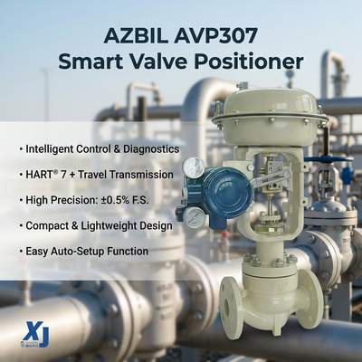 Azbil AVP307 HART Digitales elektropneumatisches Steuerventil, Stellungsregler, Pilotventil, Luftfilterregler
