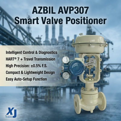 Vorrat Azbil AVP307 Digitale Elektro-Pneumatische HART Steuerventil Positionierer
