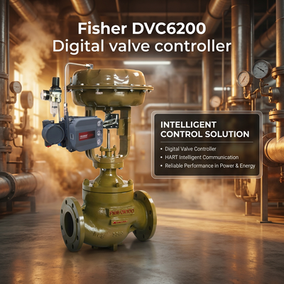 F-isher DVC6200 Digitale Ventilpositionierer FIELDVUE HART Smart Valve Positioner Steuerung mit ASCO 2-Wege-Solenoidventil
