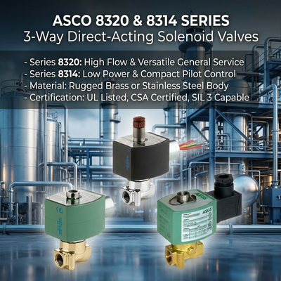 Neue ASCO 8320 8314 3-Wege-Solenoidventil LCD Ex d HART Ventil Controller Smart Ventil Positionierer OEM-Fabrik
