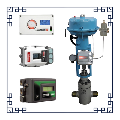 Pneumatische Steuerkugelhahnsteuerung DVC6200 DVC2000 und ASCO-Magnetventil und FLOWSERVE 3200MD 520MD 3800MD Ventilpositionierer