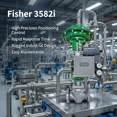 F-isher 3582i Mechanischer elektropneumatischer Ventilpositionierer OEM einfachwirkende Steuerventile