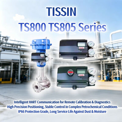 Neuer OEM Tissin TS800 TS805 Series Smart Valve Positioner HART Digital Control Valve Positioner