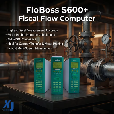 Flussrechner FloBoss S600+ Flussrechner Industrieller Flussrechner Aufbewahrungsübertragung Gasflüssigkeits-Prozess-Flow-Controller