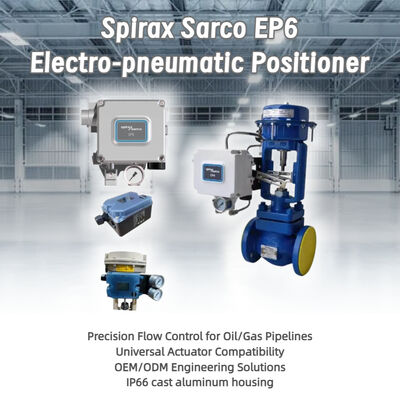 Hochpräzise elektropneumatische Spirax Sarco EP6 Positioner Ersatzteil Kompatibel Aktoren verschiedener Marken