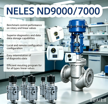 Neles Valmet Me-tso ND7000 ND9000 Pneumatischer intelligenter digitaler Ventilsteuerungs-Stellungsregler