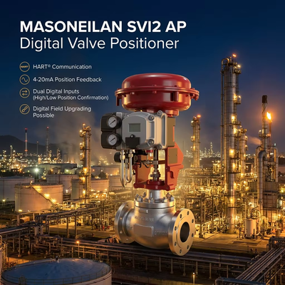 Lieferant Masoneilan 78-40 SVI2 AP Smart Digital Valve Positioner Tissin Luftfilter Regulator OEM Steuerventil Lager