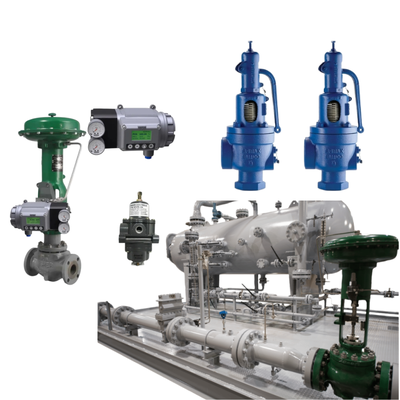 Neues pneumatisches Steuerventil Fisher-Ventil und Stellungsregler SVI3 und zuverlässiges SG-Eisengehäuse Spirax Sarco SV60 Sicherheitsventil auf Lager