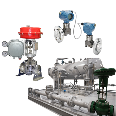 Hochzuverlässiger Masoneilan SVI1000-Controller und 4-20 MA HART-Industriestandard-koplanarer Druckmessumformer Rosemount-e 3051C/3144P für den Einsatz in Öl und Gas
