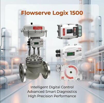 Flowserve Logix 1500 Intelligentes HART-Protokoll Digitaler Ventilpositionierer Durchflusssteuerung Ölchemie