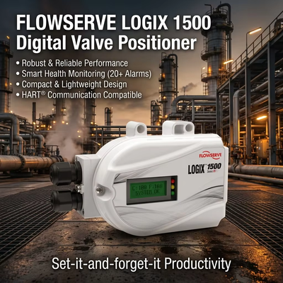Flowserve PMV D20 Grenzschalter Klappe-Controller HART-Kommunikator Flowserve Logix 1500 Digitale Ventilpositionierer