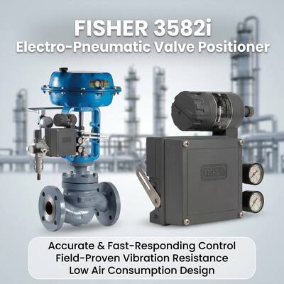 F-isher 3582i Elektropneumatischer Ventilpositionierer
