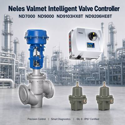 Brandneue Neles Valmet Me Tso ND7000 ND9000 ND9103HX8T ND9206HE8T Pneumatischer Smart Digital Valve Positioner