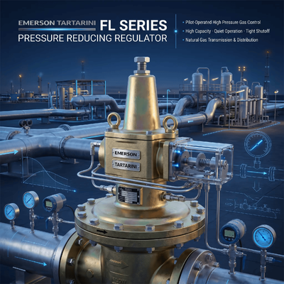 Emer-son Tartarini FL-Serie Gasdruckregel-Pilotventil LPG LNG Gasdruckminderer