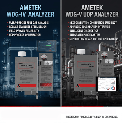 Ametek WDG-IV UOP Analyzer Zirconia Oxygen Measurement Process Gas Analyzer Industrial Process Analyzer