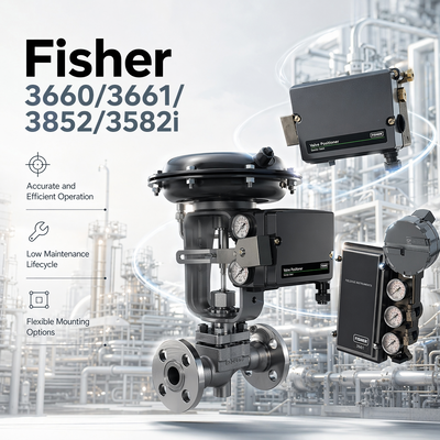 Original In-Stock F-isher 3660/3661/3852/3582i Kugelgas-OEM-elektropneumatische Ventilpositionierer